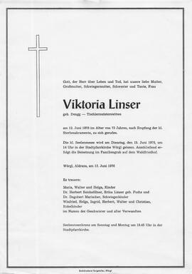Linser Viktoria geb. Dengg G