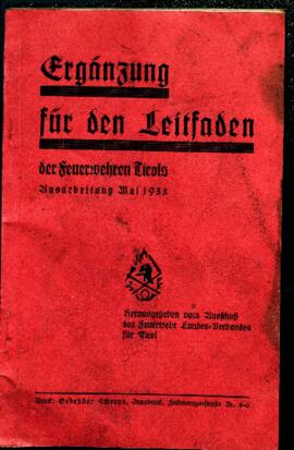 Ergänzungen für den Leitfaden Ausarbeitung Mai 1933