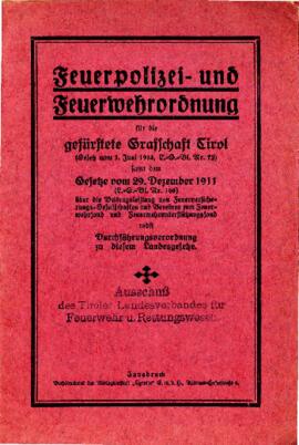 Feuerpolizei- und Feuerwehrordnung 1911